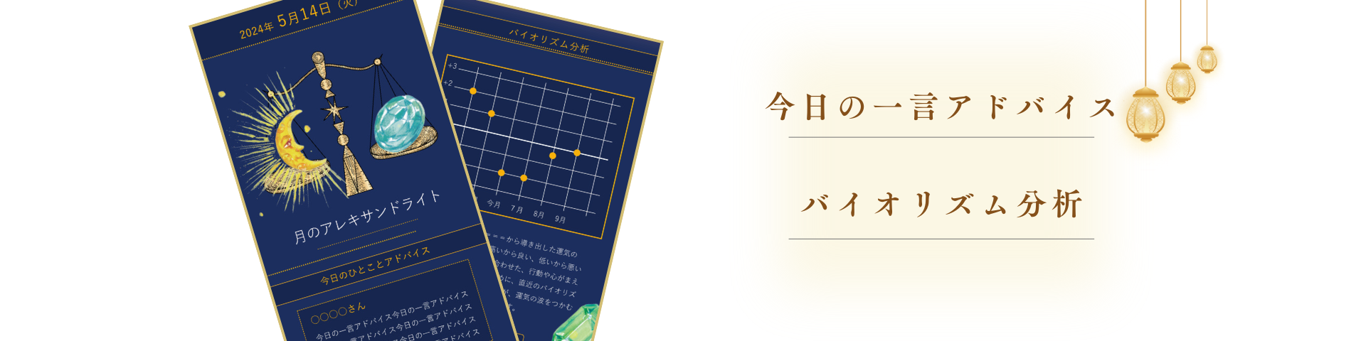 今日の一言アドバイス、バイオリズム分析